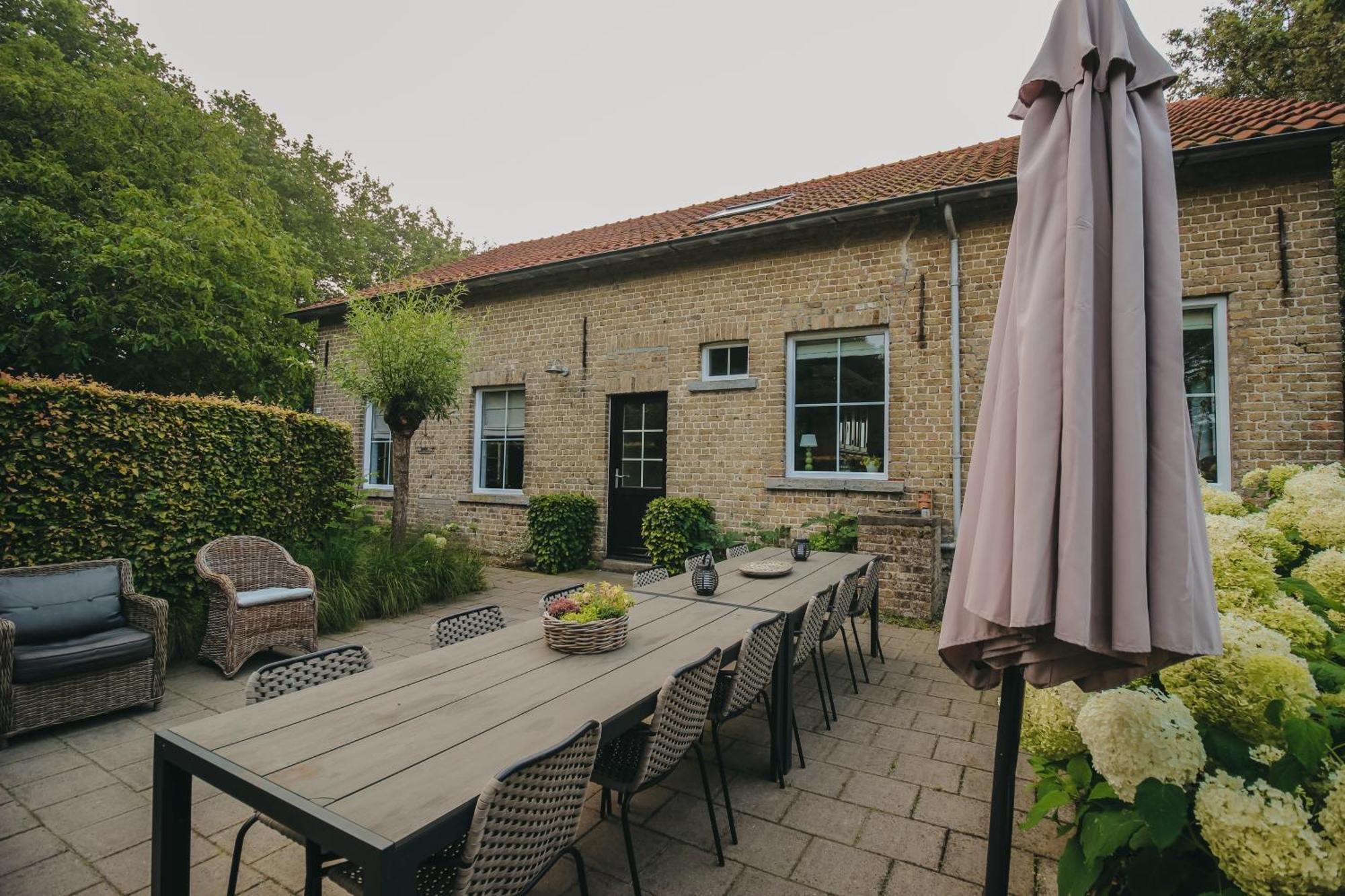 Authentieke Boerderij Woning Villa Retranchement Bagian luar foto